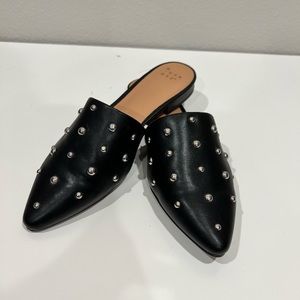 A New Day Faux Leather Studded Slides